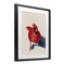 Stupell Industries Standing Cardinal Bird Framed Print Under Glass, design by Cady Driver